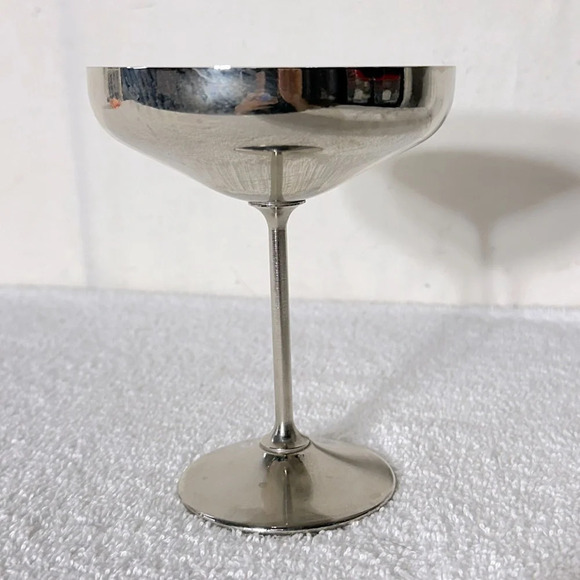 Vintage E.P. Brass Martini Glass - Picture 2 of 12